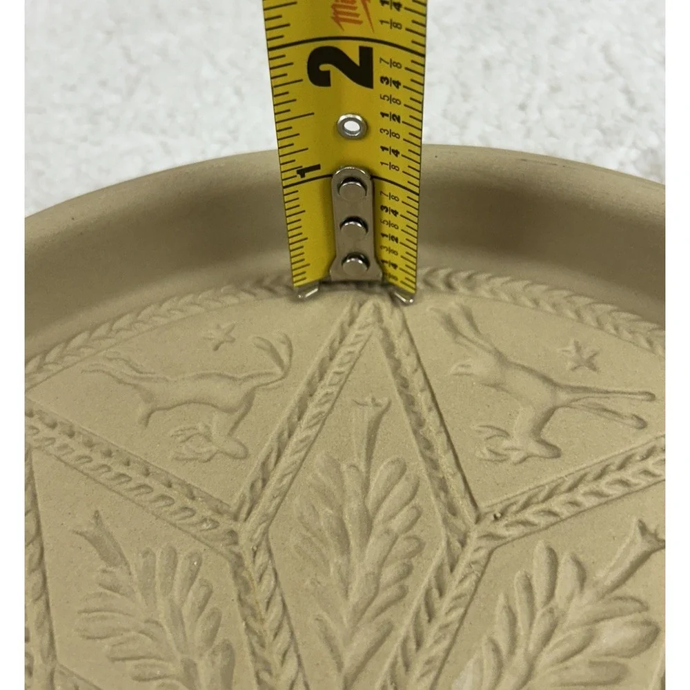 Vtg Brown Bag Cookie Art Shortbread Mold 9